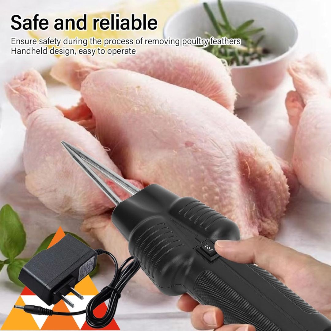 Electric Quick Poultry Pluckier Machine Portable Chicken Feather Remover Hair Remove Tool-KD106